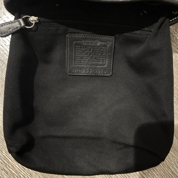 Coach Soho Buckle Mini Backpack Bag Stitching Leather Black Y2K 3559 - Picture 6 of 11